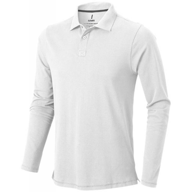 Image of Oakville long sleeve men's polo